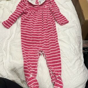 GUC Ralph Lauren Velour Footie 9M